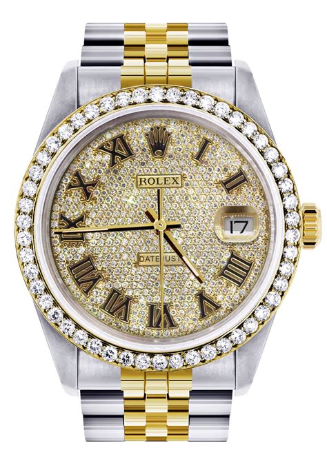 full gold and diamond rolex|rolex full diamond price.